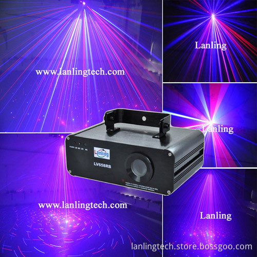 Red and Blue Twinkling Laser Stage Effect Light